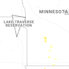 Regional Hail Map for Montevideo, MN - Monday, May 25, 2026