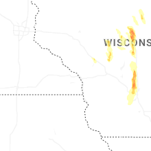 Regional Hail Map for La Crosse, WI - Wednesday, May 27, 2026