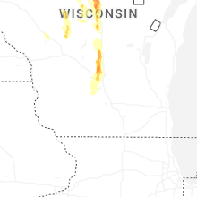 Regional Hail Map for Madison, WI - Wednesday, May 27, 2026