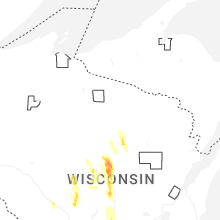 Regional Hail Map for Rhinelander, WI - Wednesday, May 27, 2026