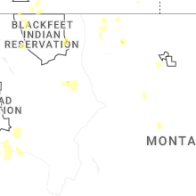 Regional Hail Map for Great Falls, MT - Thursday, May 28, 2026