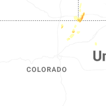 Regional Hail Map for Denver, CO - Saturday, May 30, 2026