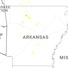 Regional Hail Map for Little Rock, AR - Saturday, May 30, 2026