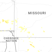 Regional Hail Map for Springfield, MO - Saturday, May 30, 2026