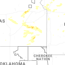 Regional Hail Map for Chanute, KS - Sunday, May 31, 2026