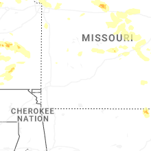 Regional Hail Map for Springfield, MO - Sunday, May 31, 2026