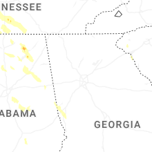 Regional Hail Map for Atlanta, GA - Monday, June 1, 2026