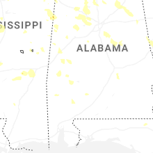 Regional Hail Map for Camden, AL - Monday, June 1, 2026