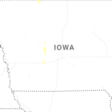 Regional Hail Map for Des Moines, IA - Monday, June 1, 2026