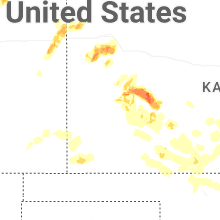 Regional Hail Map for Garden City, KS - Monday, June 1, 2026
