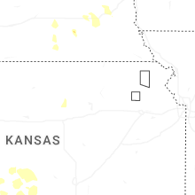 Regional Hail Map for Manhattan, KS - Monday, June 1, 2026
