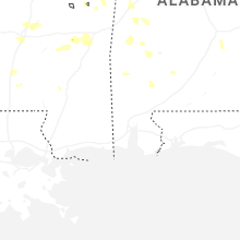 Regional Hail Map for Mobile, AL - Monday, June 1, 2026