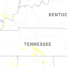Regional Hail Map for Nashville, TN - Monday, June 1, 2026