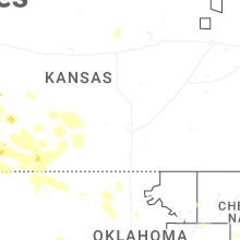 Regional Hail Map for Wichita, KS - Monday, June 1, 2026