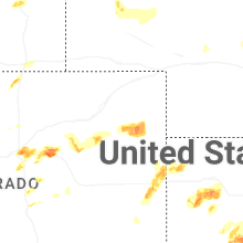 Regional Hail Map for Yuma, CO - Monday, June 1, 2026