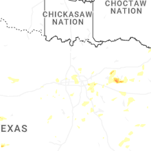 Regional Hail Map for Dallas, TX - Tuesday, June 2, 2026