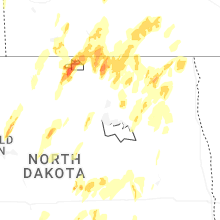 Regional Hail Map for Devils Lake, ND - Tuesday, June 2, 2026