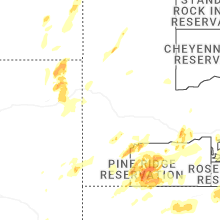 Regional Hail Map for Rapid City, SD - Tuesday, June 2, 2026