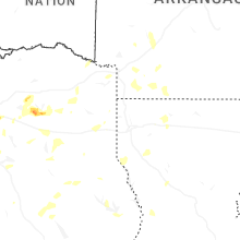 Regional Hail Map for Shreveport, LA - Tuesday, June 2, 2026