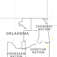 Regional Hail Map for Tulsa, OK - Tuesday, June 2, 2026