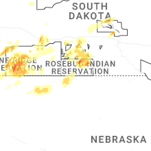 Regional Hail Map for Valentine, NE - Tuesday, June 2, 2026