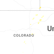 Regional Hail Map for Denver, CO - Wednesday, June 3, 2026