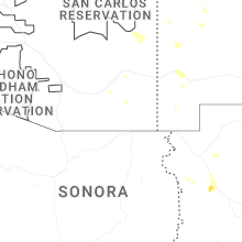 Regional Hail Map for Douglas, AZ - Wednesday, June 3, 2026