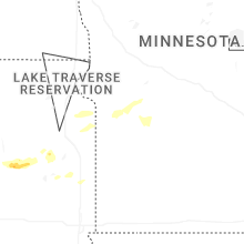 Regional Hail Map for Montevideo, MN - Thursday, June 4, 2026