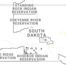 Regional Hail Map for Pierre, SD - Thursday, June 4, 2026