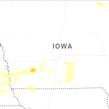 Regional Hail Map for Des Moines, IA - Friday, June 5, 2026