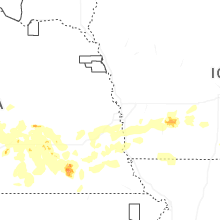 Regional Hail Map for Omaha, NE - Friday, June 5, 2026