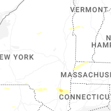 Regional Hail Map for Schenectady, NY - Saturday, June 6, 2026