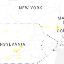 Regional Hail Map for Scranton, PA - Saturday, June 6, 2026