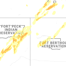 Regional Hail Map for Williston, ND - Saturday, June 6, 2026