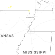 Regional Hail Map for Memphis, TN - Sunday, June 7, 2026