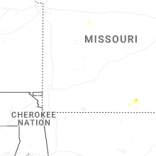 Regional Hail Map for Springfield, MO - Sunday, June 7, 2026