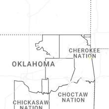 Regional Hail Map for Tulsa, OK - Sunday, June 7, 2026