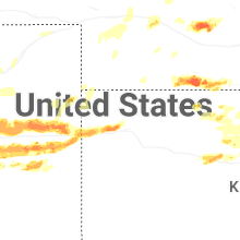 Regional Hail Map for Colby, KS - Monday, June 8, 2026