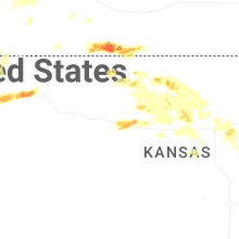Regional Hail Map for Hays, KS - Monday, June 8, 2026