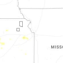 Regional Hail Map for Kansas City, MO - Monday, June 8, 2026