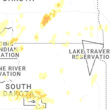 Regional Hail Map for Aberdeen, SD - Tuesday, June 9, 2026