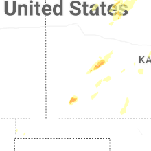 Regional Hail Map for Garden City, KS - Tuesday, June 9, 2026