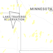 Regional Hail Map for Montevideo, MN - Tuesday, June 9, 2026