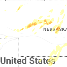 Regional Hail Map for North Platte, NE - Tuesday, June 9, 2026