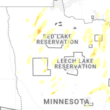 Regional Hail Map for Bemidji, MN - Wednesday, June 10, 2026