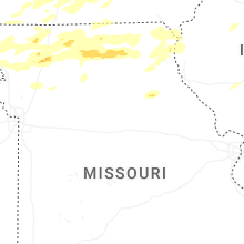 Regional Hail Map for Columbia, MO - Wednesday, June 10, 2026