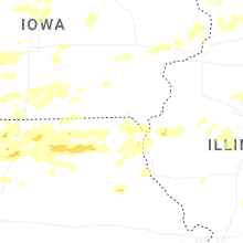Regional Hail Map for Kahoka, MO - Wednesday, June 10, 2026