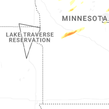Regional Hail Map for Montevideo, MN - Wednesday, June 10, 2026