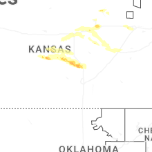 Regional Hail Map for Wichita, KS - Wednesday, June 10, 2026
