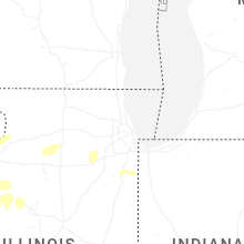 Regional Hail Map for Chicago, IL - Thursday, June 11, 2026